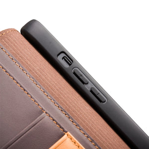 For iPhone 13 QIALINO Business Horizontal Flip Leather Case with Holder & Card Slots & Wallet(Brown)