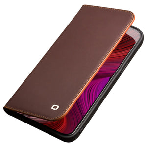 For iPhone 13 mini QIALINO Business Horizontal Flip Leather Case with Holder & Card Slots & Wallet (Brown)