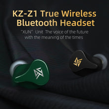 KZ Z1 1DD Dynamic True Wireless Bluetooth 5.0 Sports In-ear Earphone(Green)