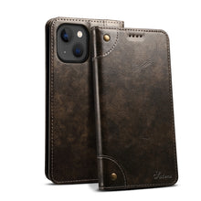 For iPhone 13 Baroque Simple Horizontal Flip Leather Case with Holder & Card Slots & Wallet(Black)