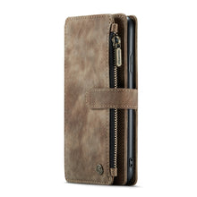 For iPhone 11 CaseMe-C30 PU + TPU Multifunctional Horizontal Flip Leather Case with Holder & Card Slot & Wallet & Zipper Pocket (Brown)