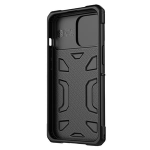 For iPhone 13 Pro NILLKIN Sliding Camera Cover Design Shockproof TPU + PC Protective Case (Black)