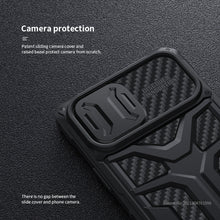 For iPhone 13 Pro NILLKIN Sliding Camera Cover Design Shockproof TPU + PC Protective Case (Black)