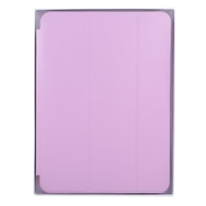 For iPad mini 6 3-fold Horizontal Flip Smart Leather Tablet Case with Sleep / Wake-up Function & Holder(Pink)