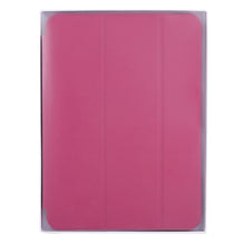 For iPad mini 6 3-fold Horizontal Flip Smart Leather Tablet Case with Sleep / Wake-up Function & Holder(Rose Red)