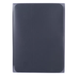 For iPad mini 6 3-fold Horizontal Flip Smart Leather Tablet Case with Sleep / Wake-up Function & Holder(Dark Blue)