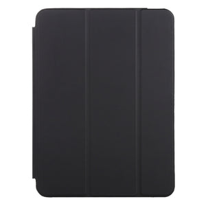 For iPad mini 6 3-fold Horizontal Flip Smart Leather Tablet Case with Sleep / Wake-up Function & Holder(Black)