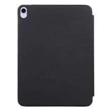 For iPad mini 6 3-fold Horizontal Flip Smart Leather Tablet Case with Sleep / Wake-up Function & Holder(Black)