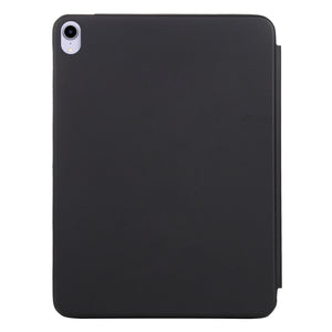 For iPad mini 6 3-fold Horizontal Flip Smart Leather Tablet Case with Sleep / Wake-up Function & Holder(Black)
