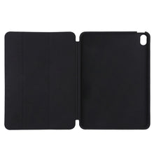 For iPad mini 6 3-fold Horizontal Flip Smart Leather Tablet Case with Sleep / Wake-up Function & Holder(Black)