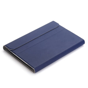 A06B Ultra-thin Detachable Bluetooth Keyboard Leather Tablet Case with Pen Slot & Holder for iPad mini 6(Dark Blue)