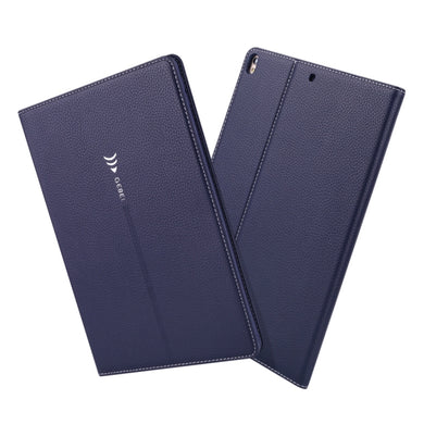 For iPad Pro 10.5 inch GEBEI PU+TPU Horizontal Flip Protective Case with Holder & Card Slots(Blue)