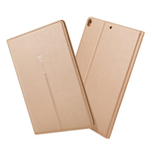 For iPad Pro 10.5 inch GEBEI PU+TPU Horizontal Flip Protective Case with Holder & Card Slots(Gold)