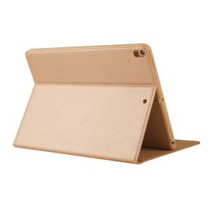 For iPad Pro 10.5 inch GEBEI PU+TPU Horizontal Flip Protective Case with Holder & Card Slots(Gold)