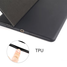 For iPad Pro 10.5 inch GEBEI PU+TPU Horizontal Flip Protective Case with Holder & Card Slots(Gold)