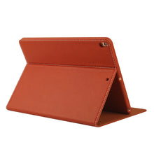 For iPad Pro 10.5 inch GEBEI PU+TPU Horizontal Flip Protective Case with Holder & Card Slots(Brown)