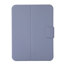 For iPad mini 6 Electric Pressed Texture Horizontal Flip Leather Tablet Case with Holder & Pen Slot(Lavender Gray)