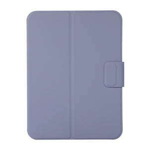 For iPad mini 6 Electric Pressed Texture Horizontal Flip Leather Tablet Case with Holder & Pen Slot(Lavender Gray)