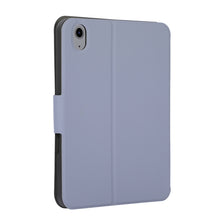 For iPad mini 6 Electric Pressed Texture Horizontal Flip Leather Tablet Case with Holder & Pen Slot(Lavender Gray)