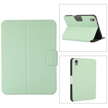 For iPad mini 6 Electric Pressed Texture Horizontal Flip Leather Tablet Case with Holder & Pen Slot(Mint Green)