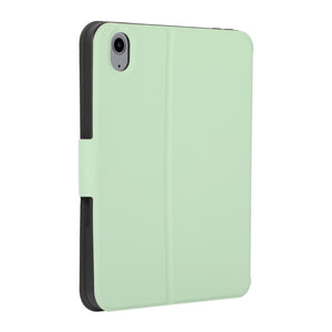 For iPad mini 6 Electric Pressed Texture Horizontal Flip Leather Tablet Case with Holder & Pen Slot(Mint Green)