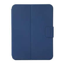 For iPad mini 6 Electric Pressed Texture Horizontal Flip Leather Tablet Case with Holder & Pen Slot(Navy Blue)