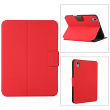 For iPad mini 6 Electric Pressed Texture Horizontal Flip Leather Tablet Case with Holder & Pen Slot(Red)