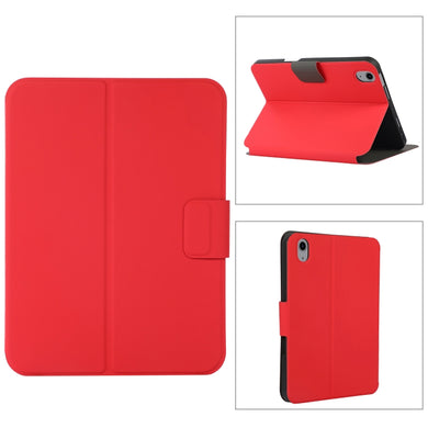 For iPad mini 6 Electric Pressed Texture Horizontal Flip Leather Tablet Case with Holder & Pen Slot(Red)