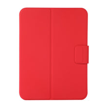 For iPad mini 6 Electric Pressed Texture Horizontal Flip Leather Tablet Case with Holder & Pen Slot(Red)