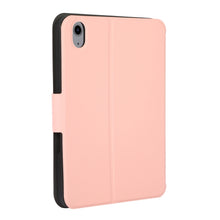 For iPad mini 6 Electric Pressed Texture Horizontal Flip Leather Tablet Case with Holder & Pen Slot(Pink)