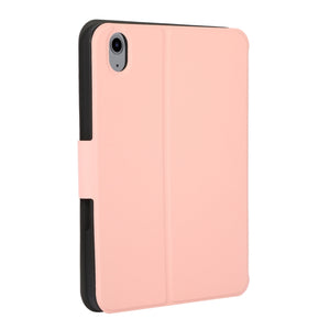 For iPad mini 6 Electric Pressed Texture Horizontal Flip Leather Tablet Case with Holder & Pen Slot(Pink)