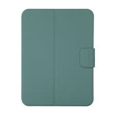 For iPad mini 6 Electric Pressed Texture Horizontal Flip Leather Tablet Case with Holder & Pen Slot(Pine Green)