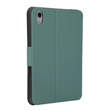 For iPad mini 6 Electric Pressed Texture Horizontal Flip Leather Tablet Case with Holder & Pen Slot(Pine Green)