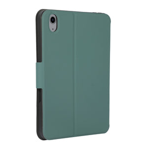 For iPad mini 6 Electric Pressed Texture Horizontal Flip Leather Tablet Case with Holder & Pen Slot(Pine Green)