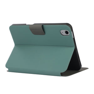 For iPad mini 6 Electric Pressed Texture Horizontal Flip Leather Tablet Case with Holder & Pen Slot(Pine Green)