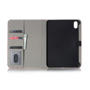 For iPad mini 6 Crocodile Texture Horizontal Flip Leather Tablet Case with Holder & Card Slot & Wallet(Black)