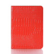 For iPad mini 6 Crocodile Texture Horizontal Flip Leather Tablet Case with Holder & Card Slot & Wallet(Red)