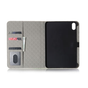 For iPad mini 6 Cartoon Pattern Horizontal Flip Leather Tablet Case with Card Slots & Holder & Wallet(Dog)