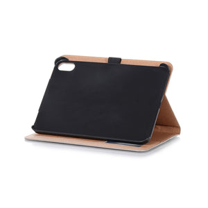 For iPad mini 6 Retro Book Style Horizontal Flip PU Leather Tablet Case with Holder & Card Slots & Wallet(Grey)