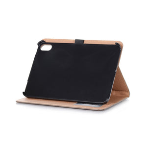 For iPad mini 6 Retro Book Style Horizontal Flip PU Leather Tablet Case with Holder & Card Slots & Wallet(Coffee)