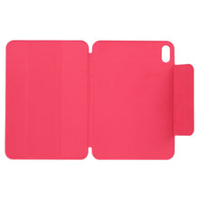 For iPad mini 6 Horizontal Flip Ultra-thin Fixed Buckle Magnetic PU Tablet Case With Three-folding Holder & Sleep / Wake-up Function(Red)