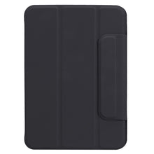 For iPad mini 6 Horizontal Flip Ultra-thin Fixed Buckle Magnetic PU Tablet Case With Three-folding Holder & Sleep / Wake-up Function(Black)