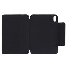 For iPad mini 6 Horizontal Flip Ultra-thin Fixed Buckle Magnetic PU Tablet Case With Three-folding Holder & Sleep / Wake-up Function(Black)