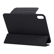 For iPad mini 6 Horizontal Flip Ultra-thin Fixed Buckle Magnetic PU Tablet Case With Three-folding Holder & Sleep / Wake-up Function(Black)