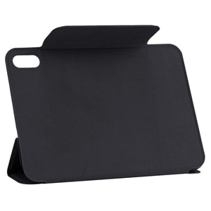 For iPad mini 6 Horizontal Flip Ultra-thin Fixed Buckle Magnetic PU Tablet Case With Three-folding Holder & Sleep / Wake-up Function(Black)