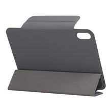 For iPad mini 6 Horizontal Flip Ultra-thin Fixed Buckle Magnetic PU Tablet Case With Three-folding Holder & Sleep / Wake-up Function(Dark Grey)