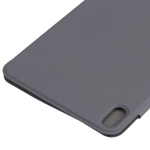 For iPad mini 6 Horizontal Flip Ultra-thin Fixed Buckle Magnetic PU Tablet Case With Three-folding Holder & Sleep / Wake-up Function(Dark Grey)