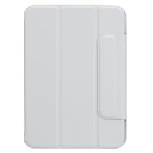 For iPad mini 6 Horizontal Flip Ultra-thin Fixed Buckle Magnetic PU Tablet Case With Three-folding Holder & Sleep / Wake-up Function(Grey)