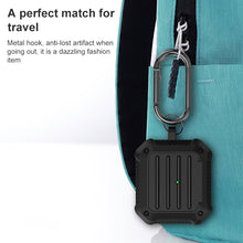 Wireless Earphones Shockproof Carbon Fiber Luggage TPU Protective Case For AirPods 3(Green)