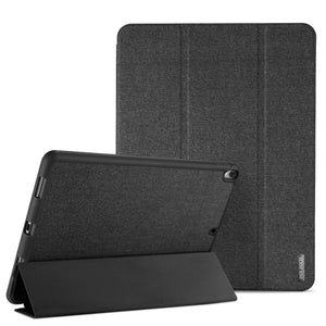 DUX DUCIS Domo Series Horizontal Flip Magnetic TPU + PU Leather Tablet Case with Three-folding Holder & Pen Slot For iPad Pro 12.9 inch 2017(Black)